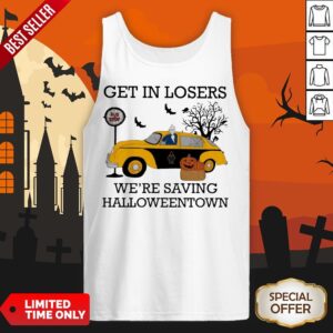 Alternative view of Get In Losers We're Saving Halloweentown Bus Top Shirt
