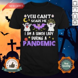 Ghost You Can’t Scare Me I Am A Lunch Lady During A Pandemic Shirt