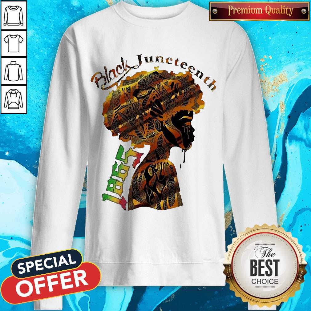 Girl Black Juneteenth Since 1865 Shirt - Image 5