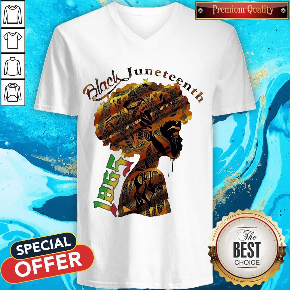 Girl Black Juneteenth Since 1865 Shirt - Image 2