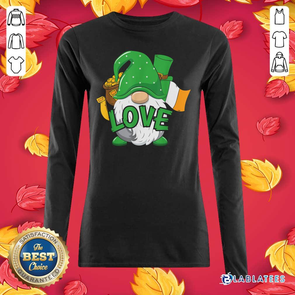 Gnomes Love Mexico Flag Patrick's Day Shirt - Image 3