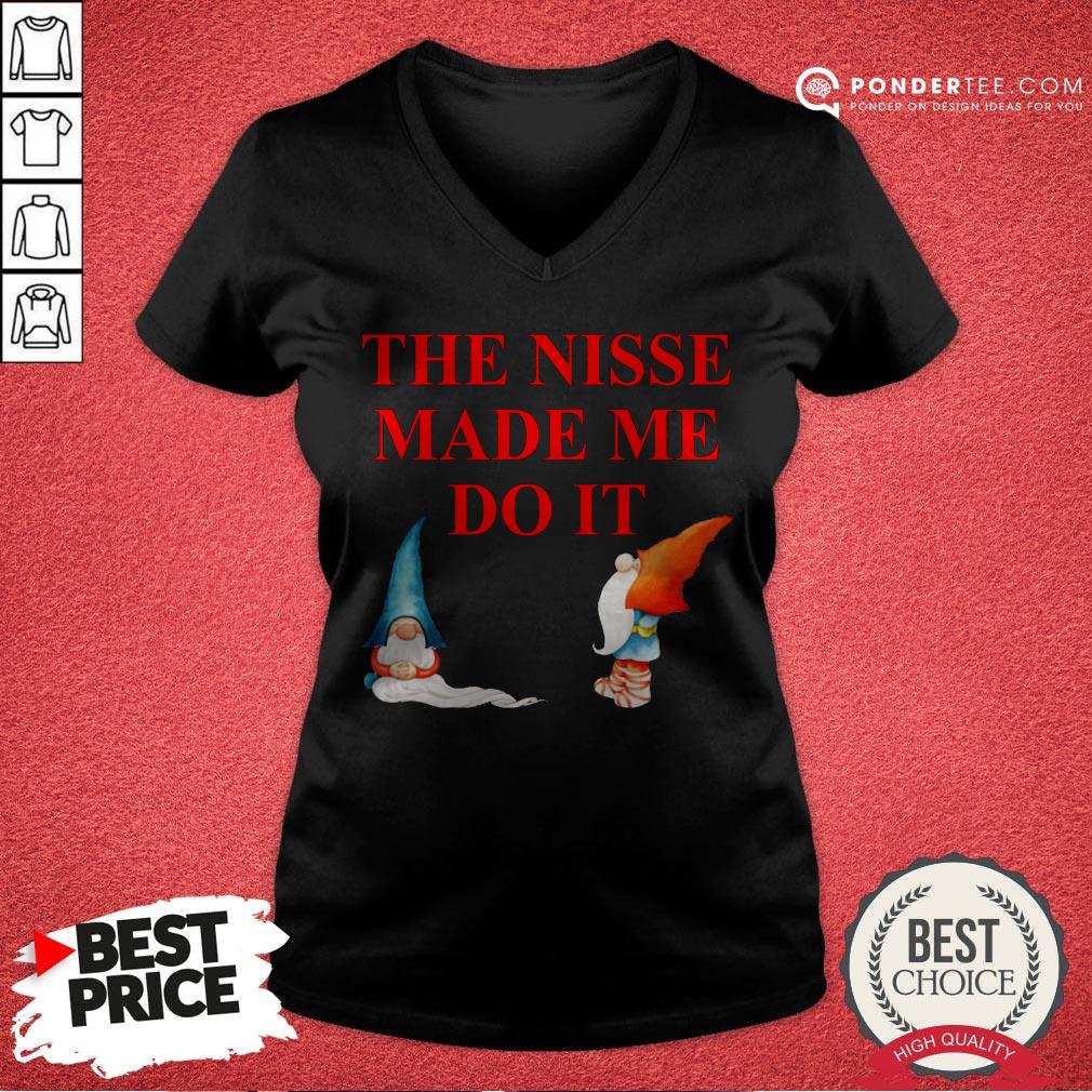Gnomies The Nisse Made Me Do It Shirt - Image 3