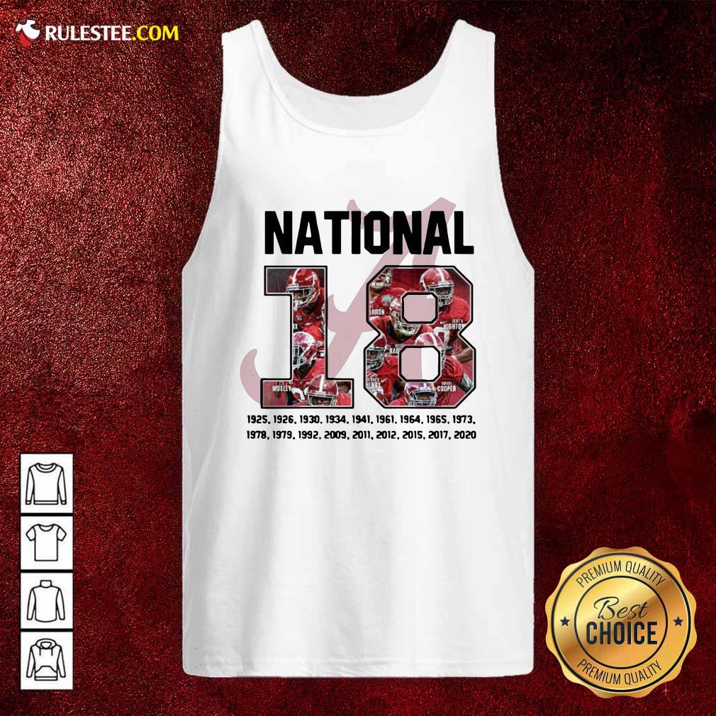 Good 18 Time National Alabama Crimson Tide Shirt - Image 4