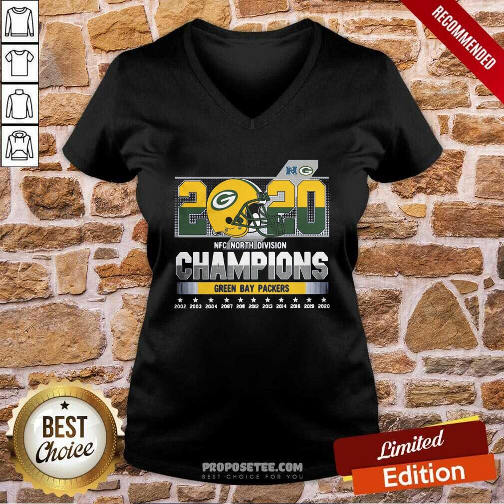 Good 2020 Nfc North Division Champions Green Bay Packers Shirt - Image 3