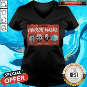 Alternative view of Good A history of Horror Masks shirt