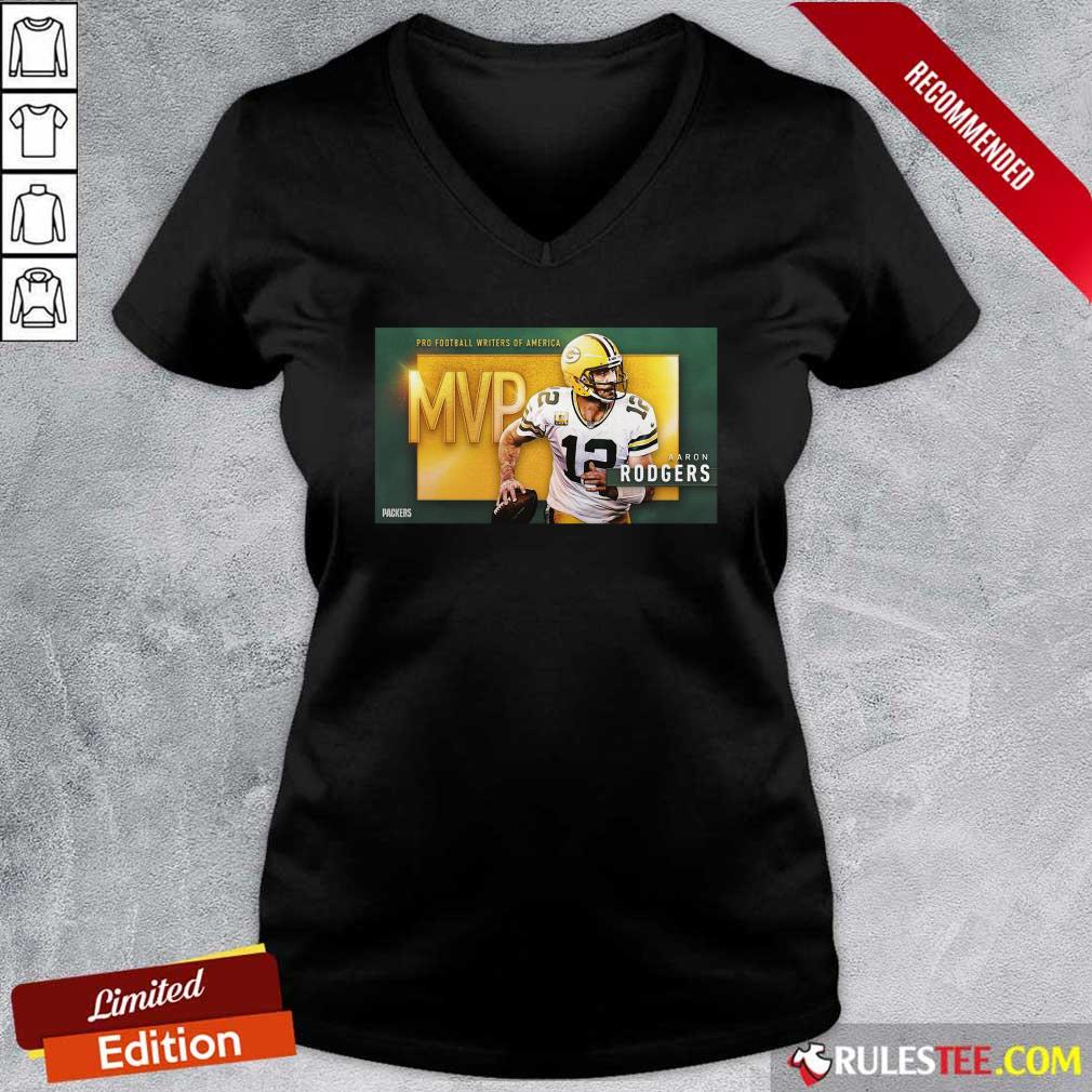 Good Aaron Rodgers Mvp Pro Football Writers Of America 2021 Shirt - Image 3