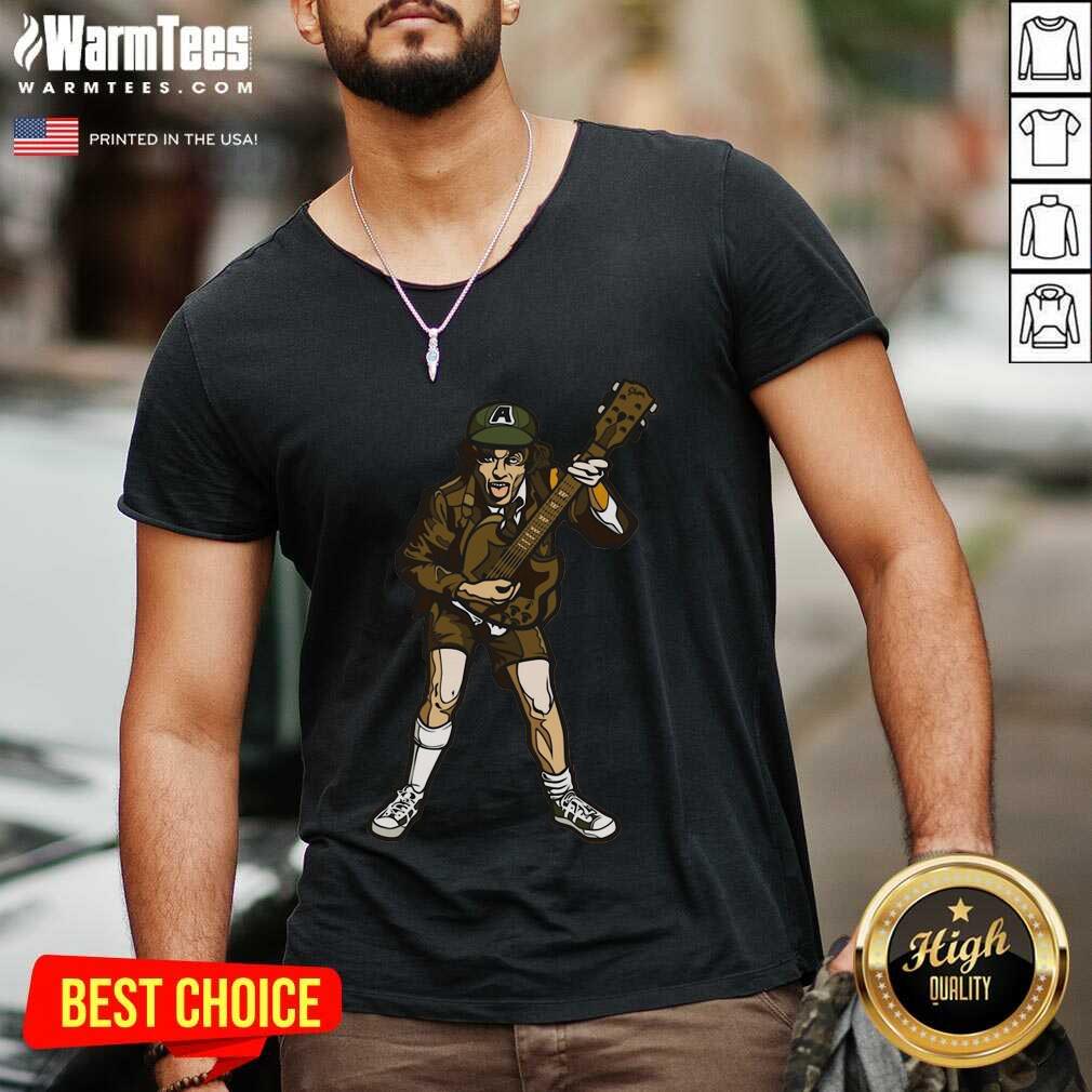 Good AC DC Collectible Handpicked 2017 FiGPiN Angus Young High Voltage Figure Pin Shirt - Image 5