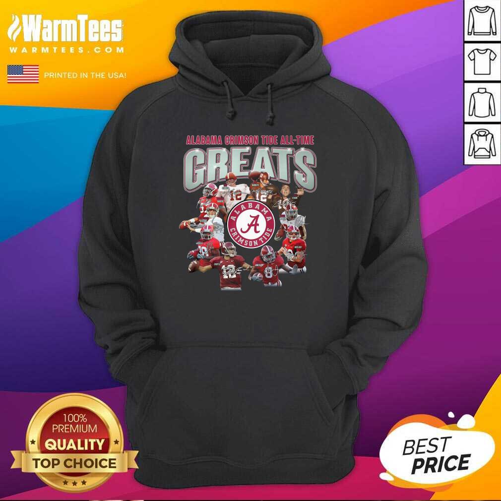 Good Alabama Crimson Tide All Time Greats Signatures Shirt - Image 2