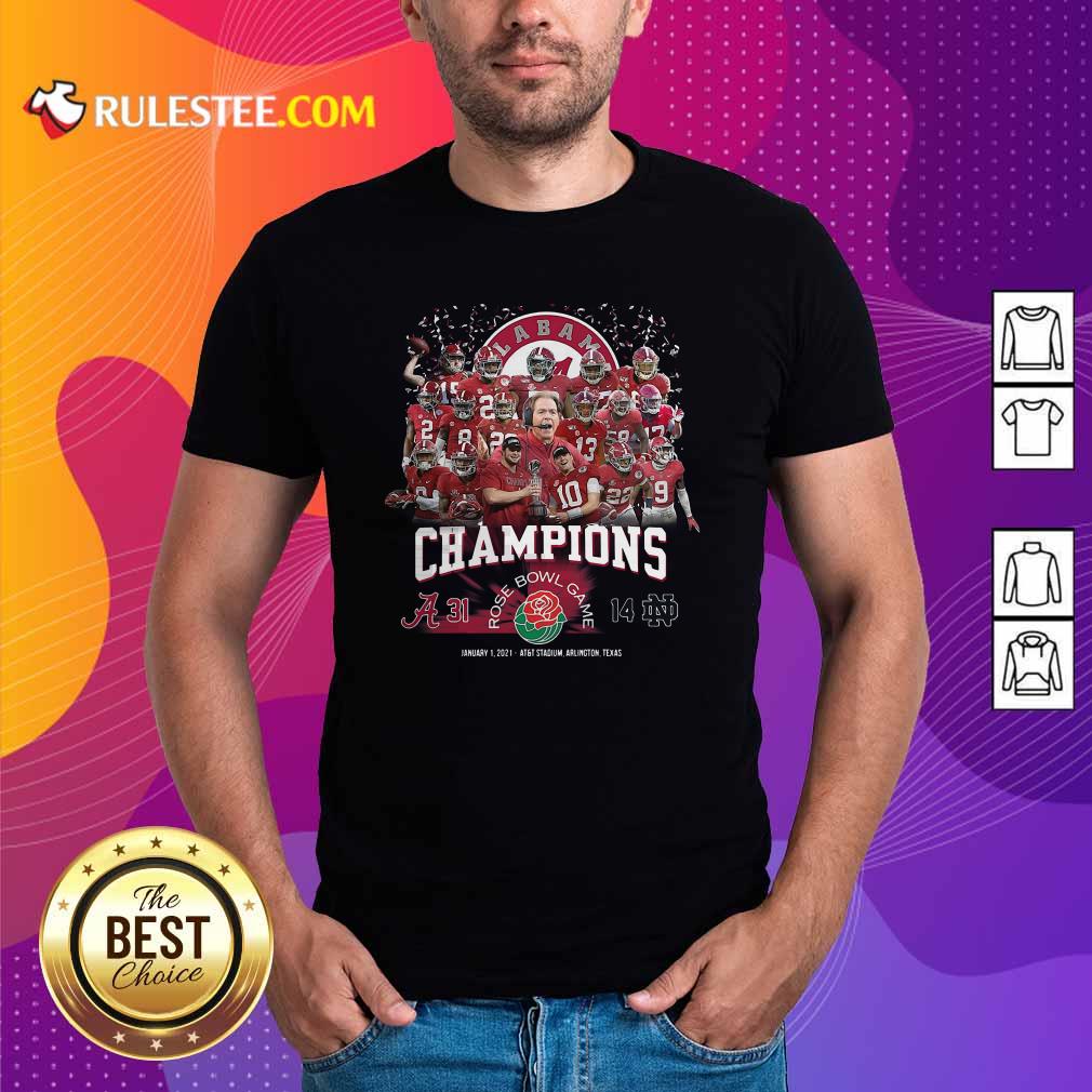 Good Alabama Crimson Tide Football Champions Rose Bowl Game Shirt
