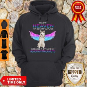 Alternative view of Good Alaskan Malamute In Heaven Shirt