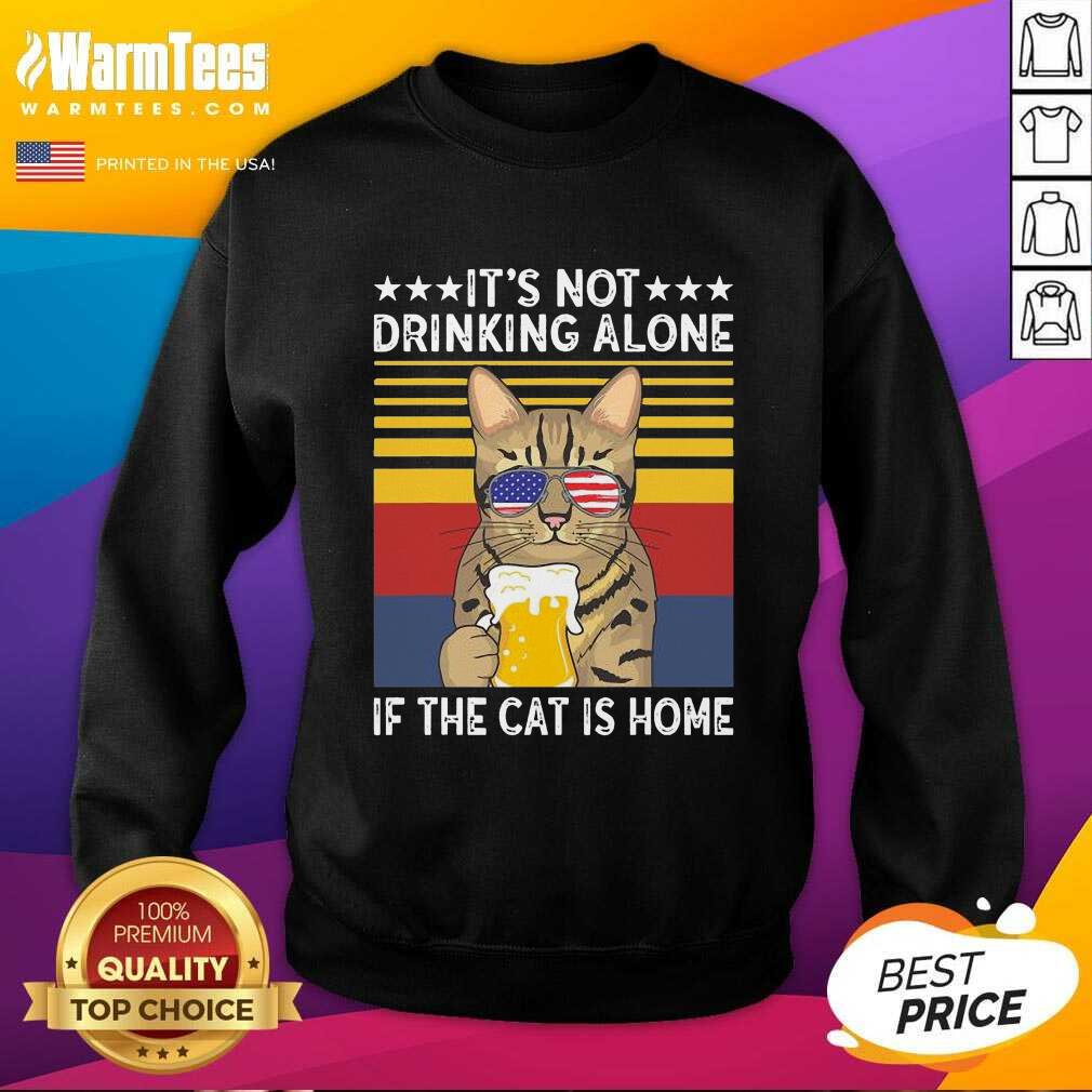 Good All I Need Is Beer And My Cat Its Too Peopley Outside Vintage Shirt - Image 3