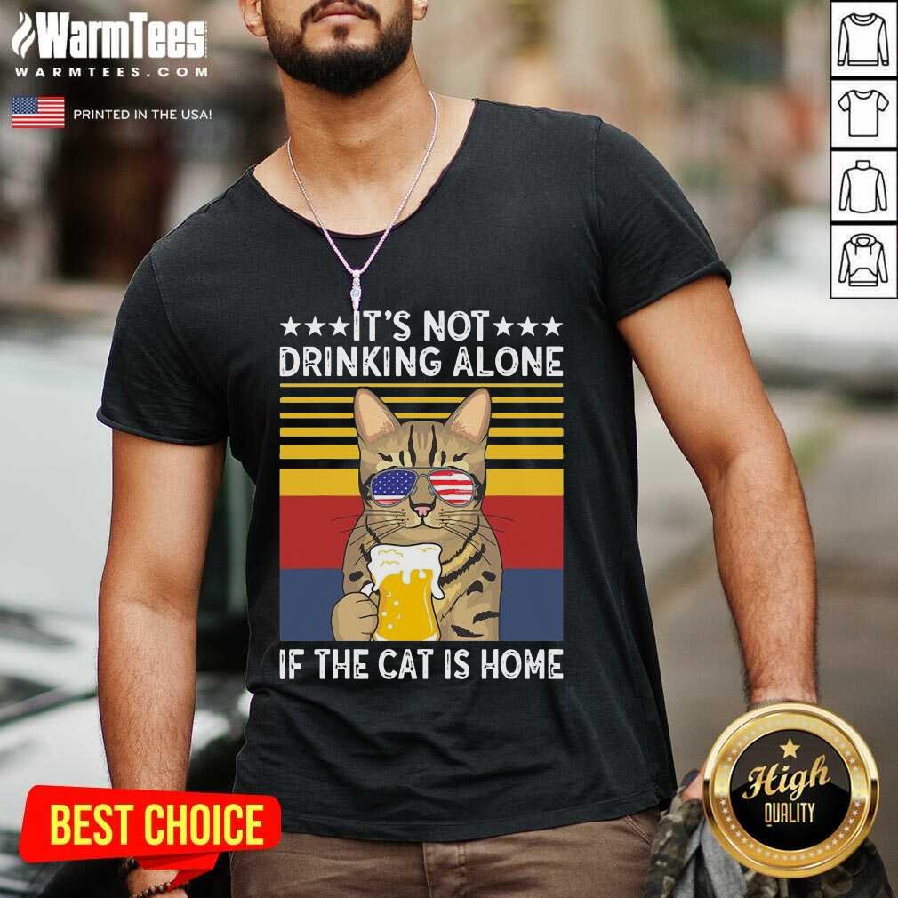 Good All I Need Is Beer And My Cat Its Too Peopley Outside Vintage Shirt - Image 5