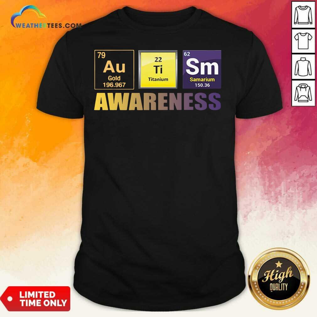 Good Autism Awareness Elements Gift Shirt
