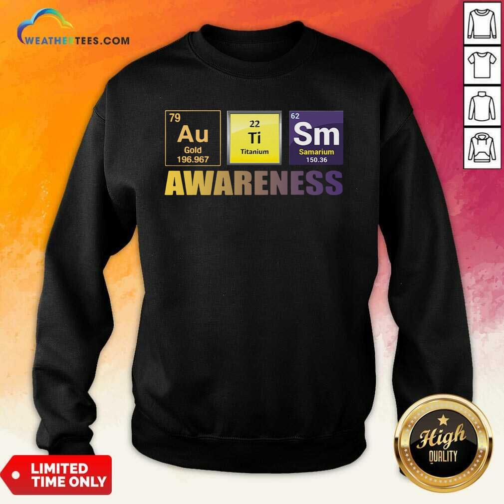 Good Autism Awareness Elements Gift Shirt - Image 3