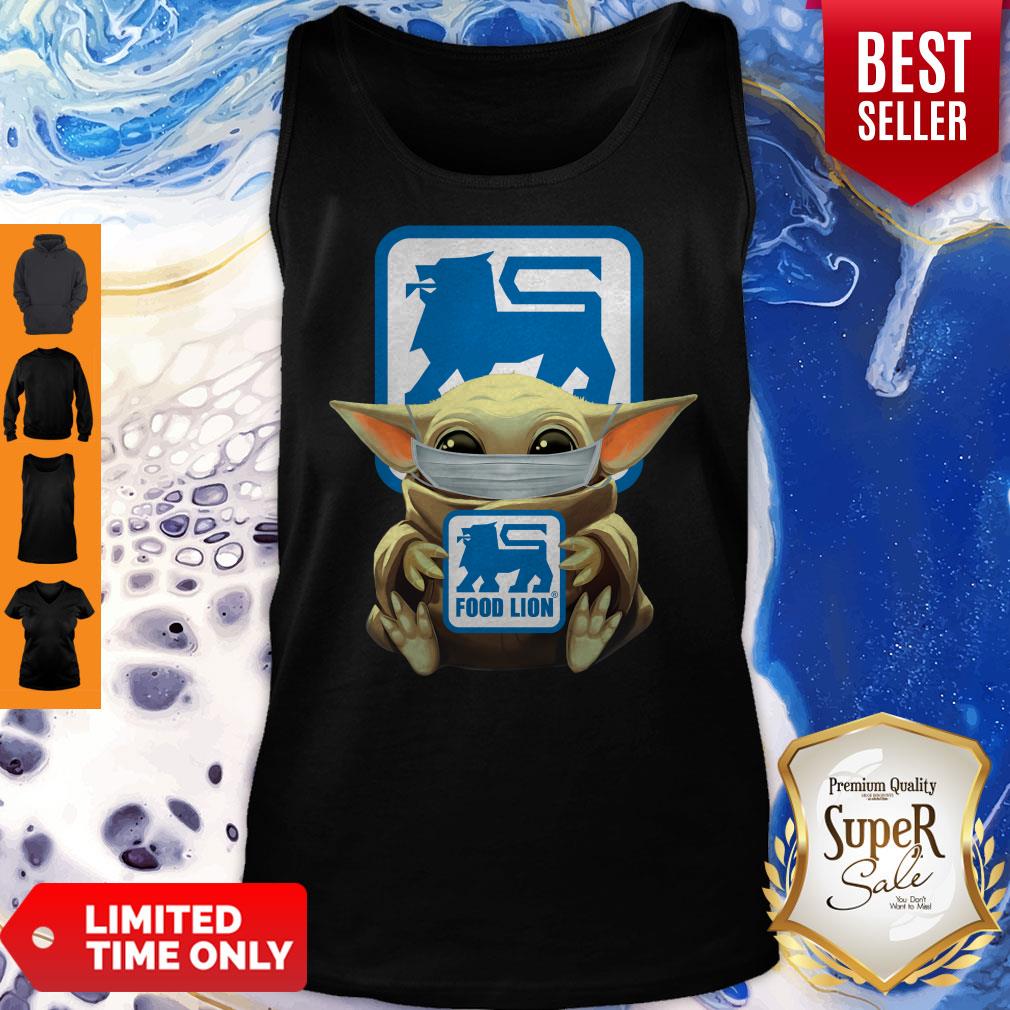 Good Baby Yoda Mask Hug Food Lion No Days Off Shirt - Image 4