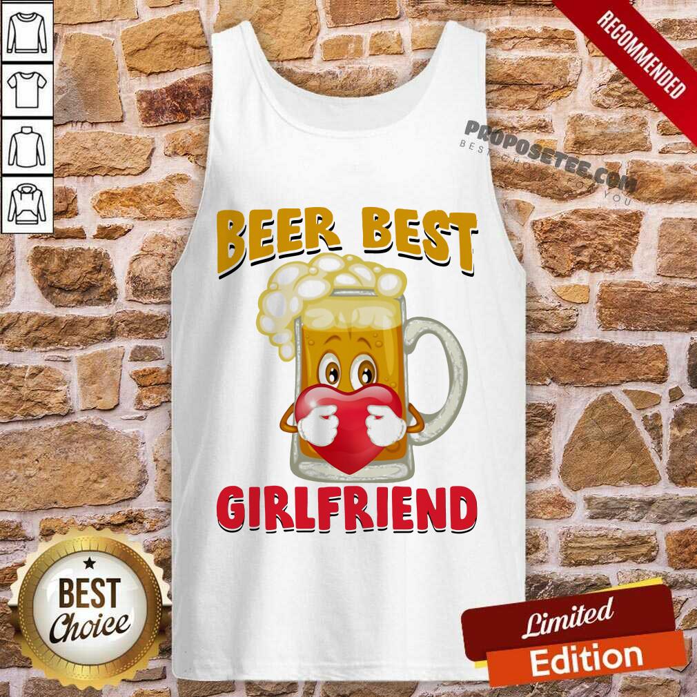 Good Beer Best Girlfriends Heart Shirt - Image 3