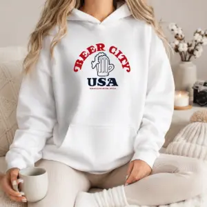 Alternative view of Good Beer City USA Grand Rapids Michigan Shirt