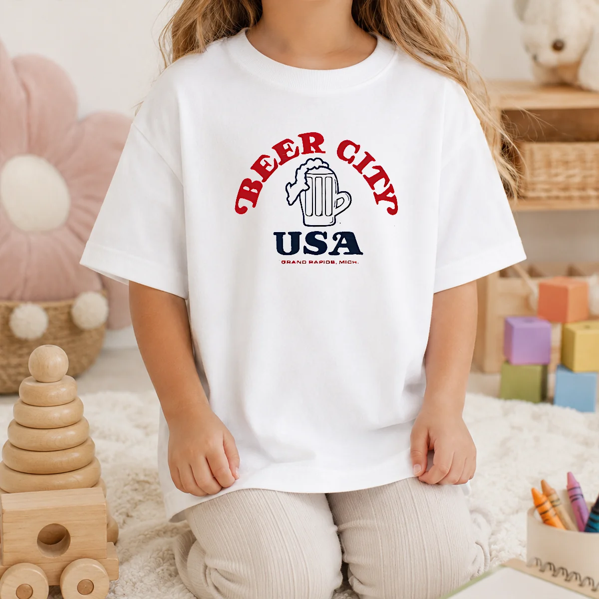 Good Beer City USA Grand Rapids Michigan Shirt - Image 7