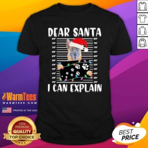 Good Belgian Shepherd Dear Santa I Can Explain Christmas Sweater Shirt