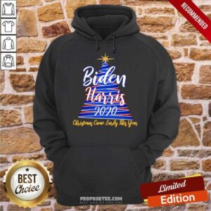 Alternative view of Good Biden Harris 2020 Christmas Came Early This Year X Mas Tree Shirt