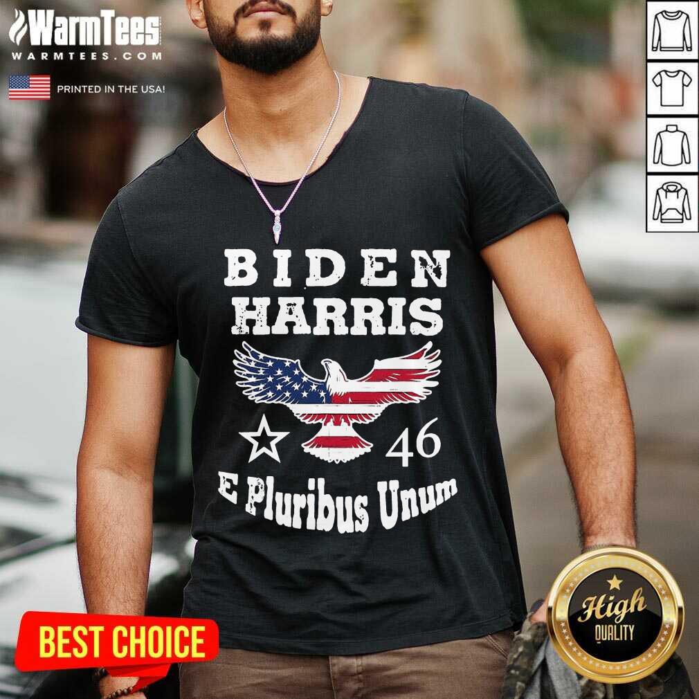 Good Biden Harris E Pluribus Unum 2021 Inauguration Eagle American Flag Shirt - Image 5