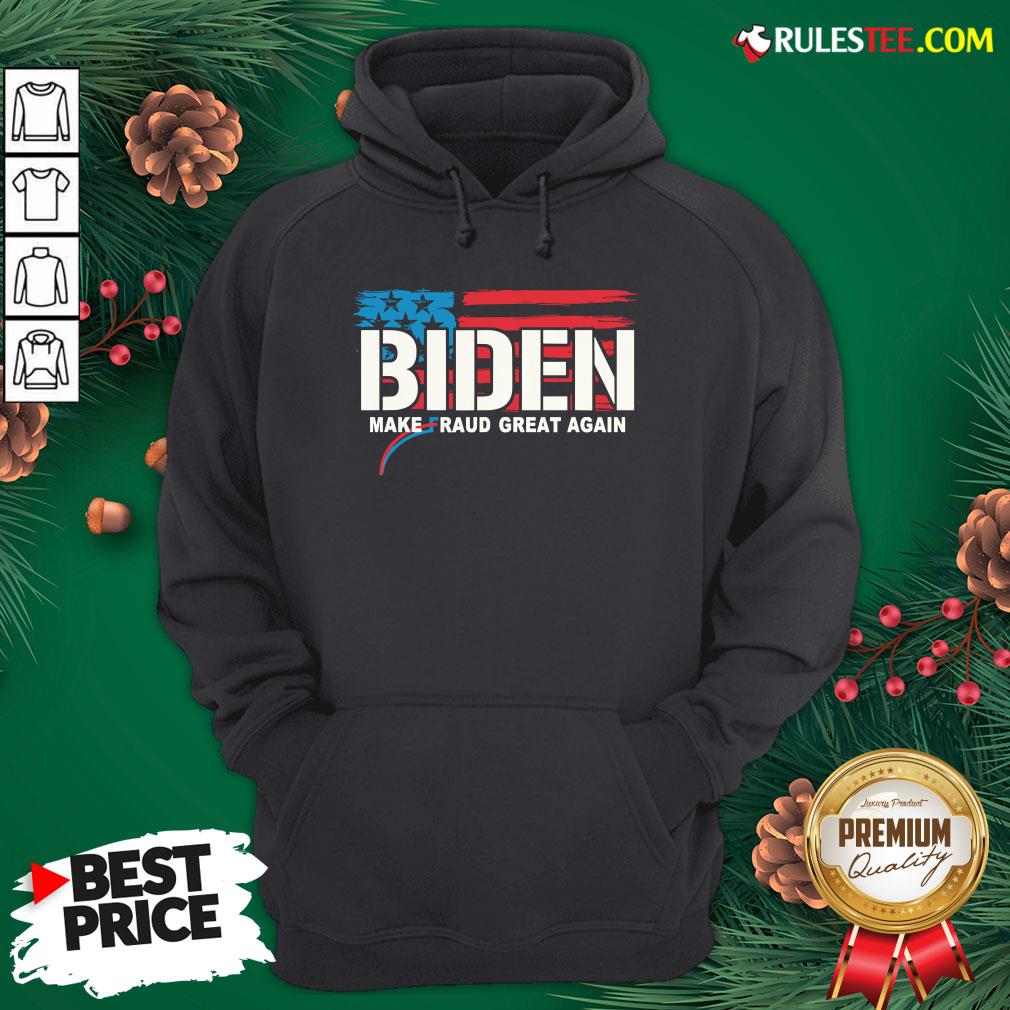 Good Biden Make Fraud Great Again American Flag Shirt - Image 2