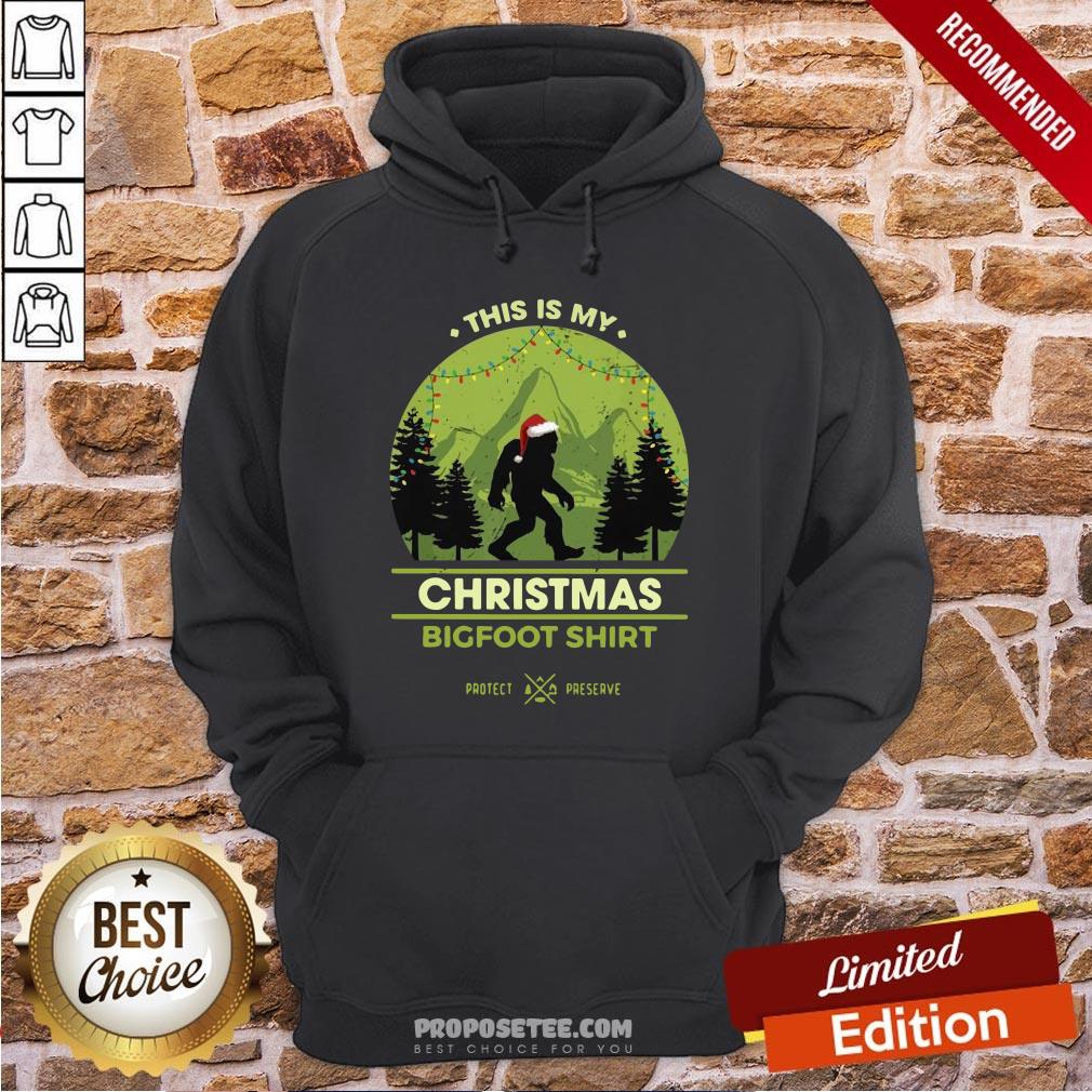 Good Bigfoot Santa This Is My Christmas Bigfoot Shirt - Image 5