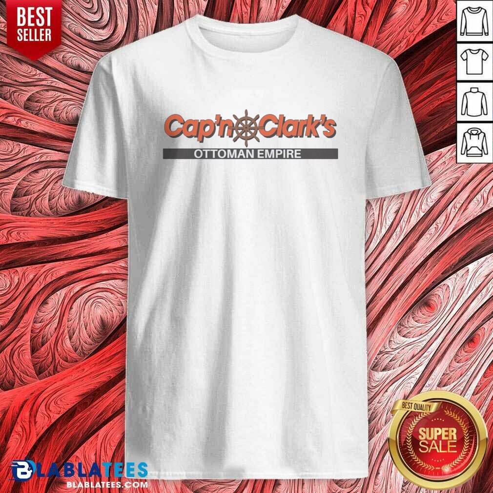 Good Cap'n Clark's Ottoman Empire Nautical Ship Wheel Parody Pun Funny Comedy Shirt