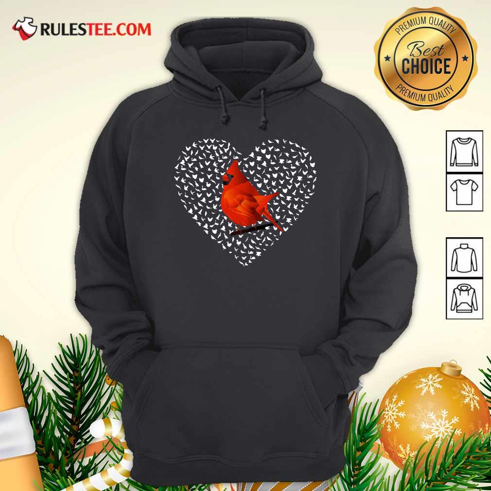 Good Cardinal Heart Personalized Shirt - Image 2