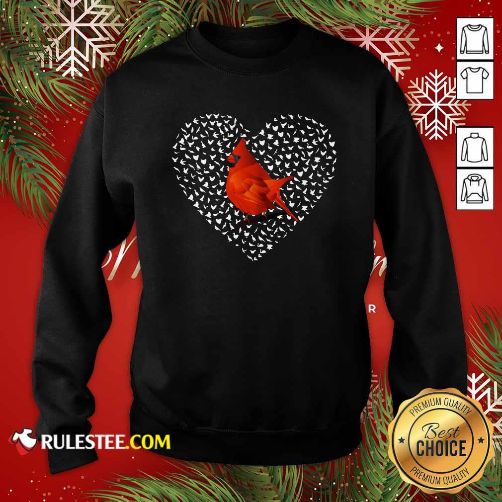 Good Cardinal Heart Personalized Shirt - Image 5