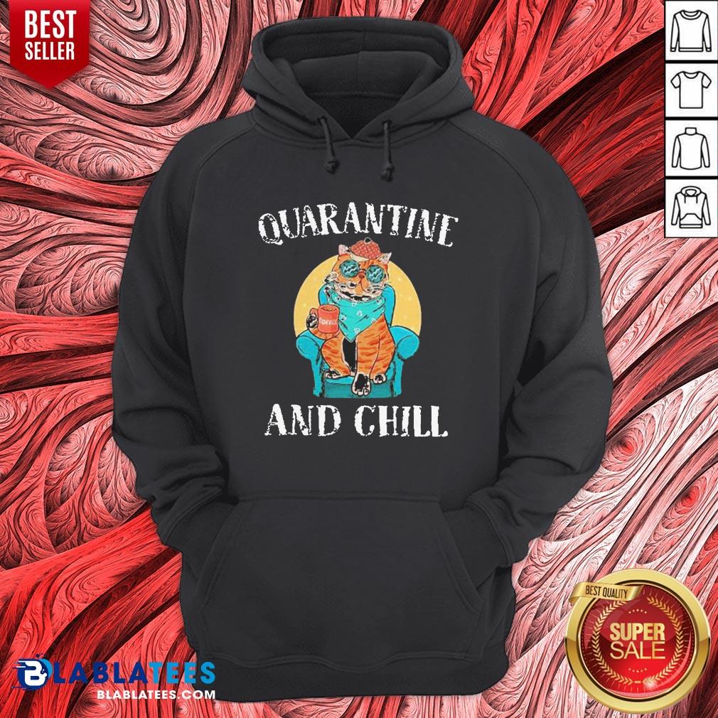 Good Cat Quarantine And Chill 2020 T-Shirt - Image 3