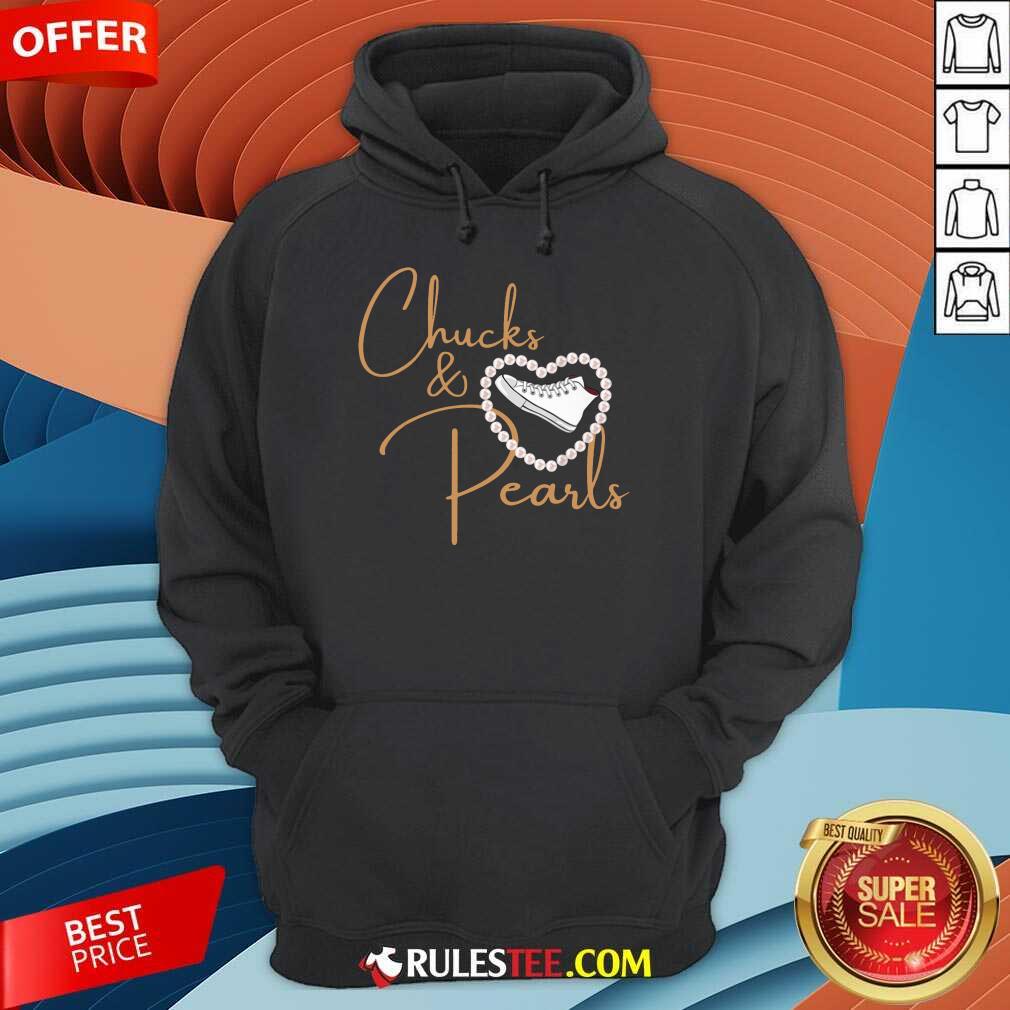 Good Chucks And Pearls 2021 Valentine Heart Shirt - Image 3
