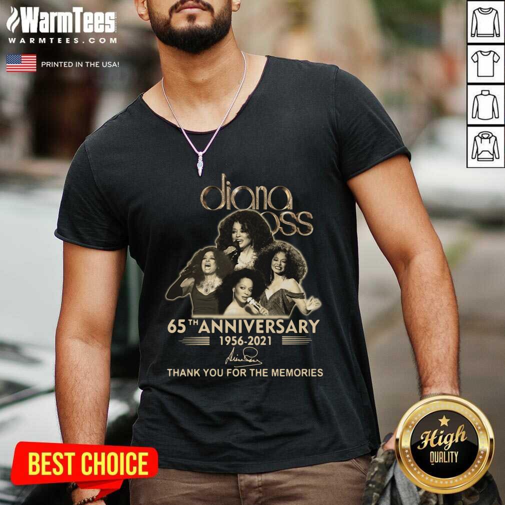 Good Diana Ross 65th Anniversary Thank You For The Memories Signature Shirt - Image 5