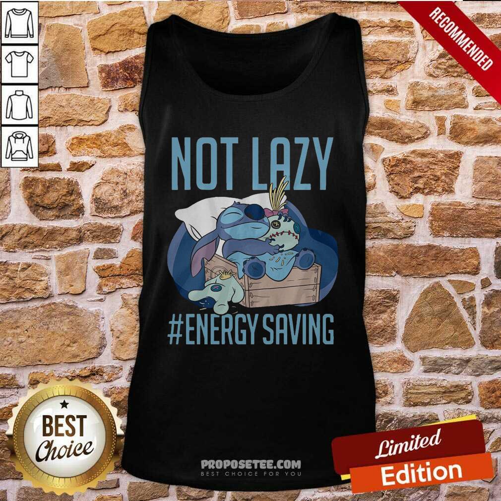 Good Disney Lilo & Stitch Not Lazy Energy Saving Shirt - Image 4
