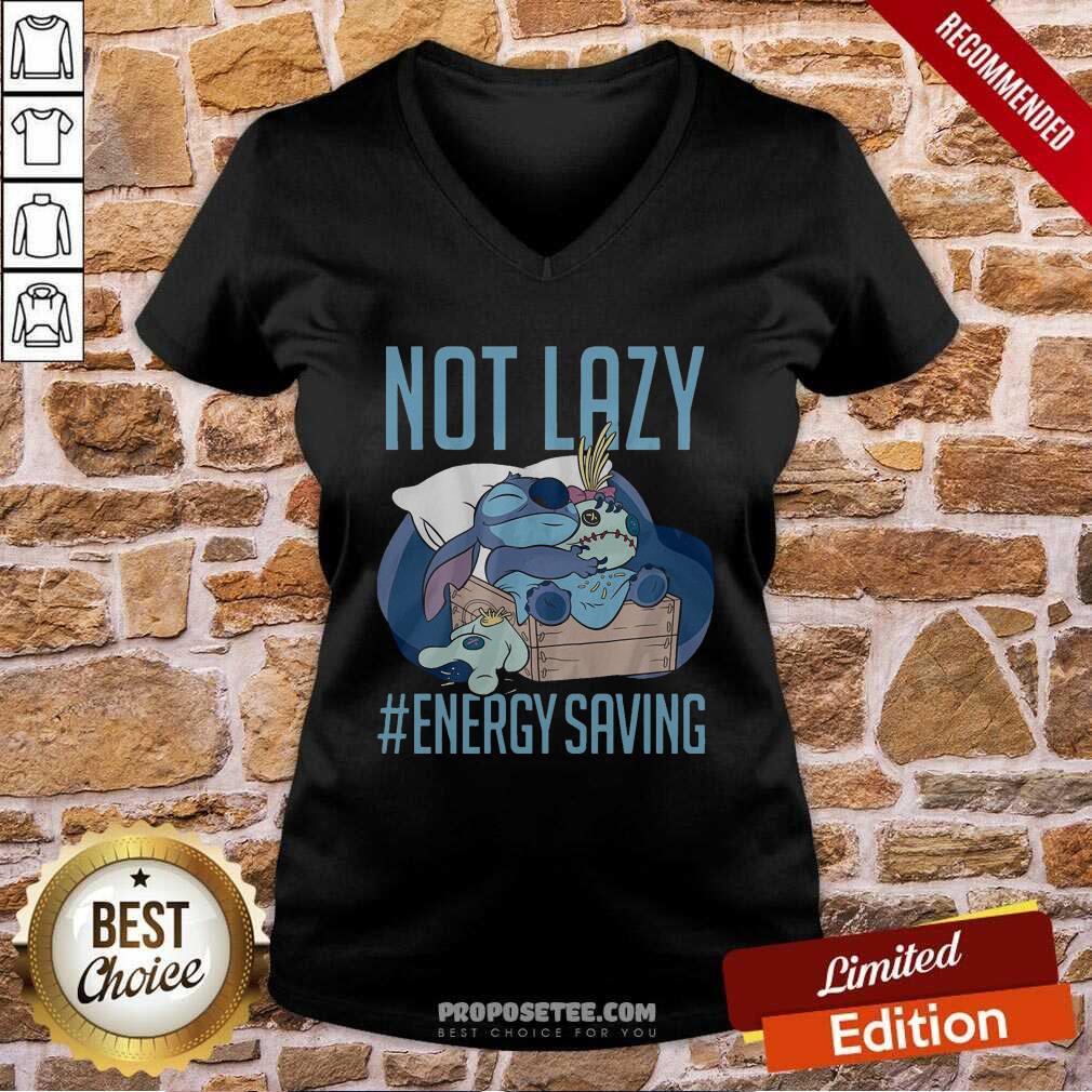 Good Disney Lilo & Stitch Not Lazy Energy Saving Shirt - Image 3