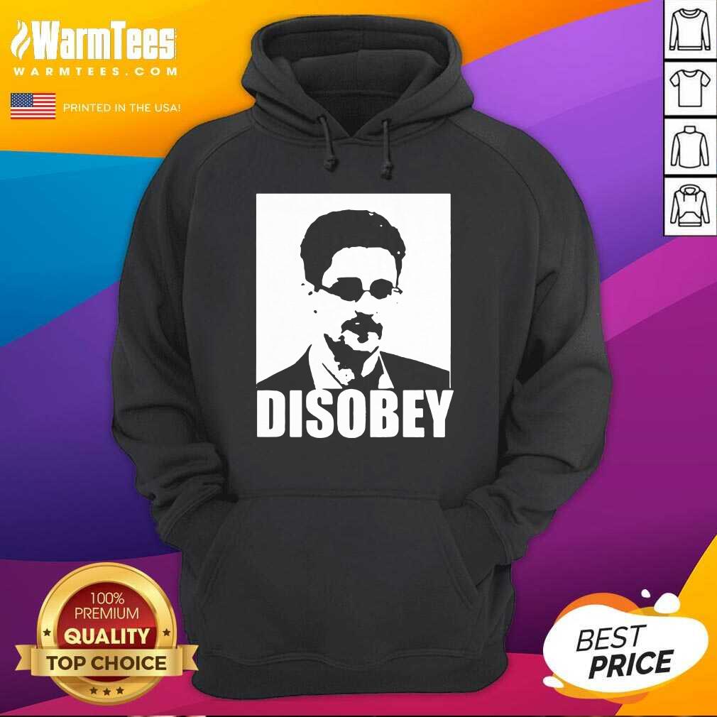 Good Edward Snowden Disobey Shirt - Image 2
