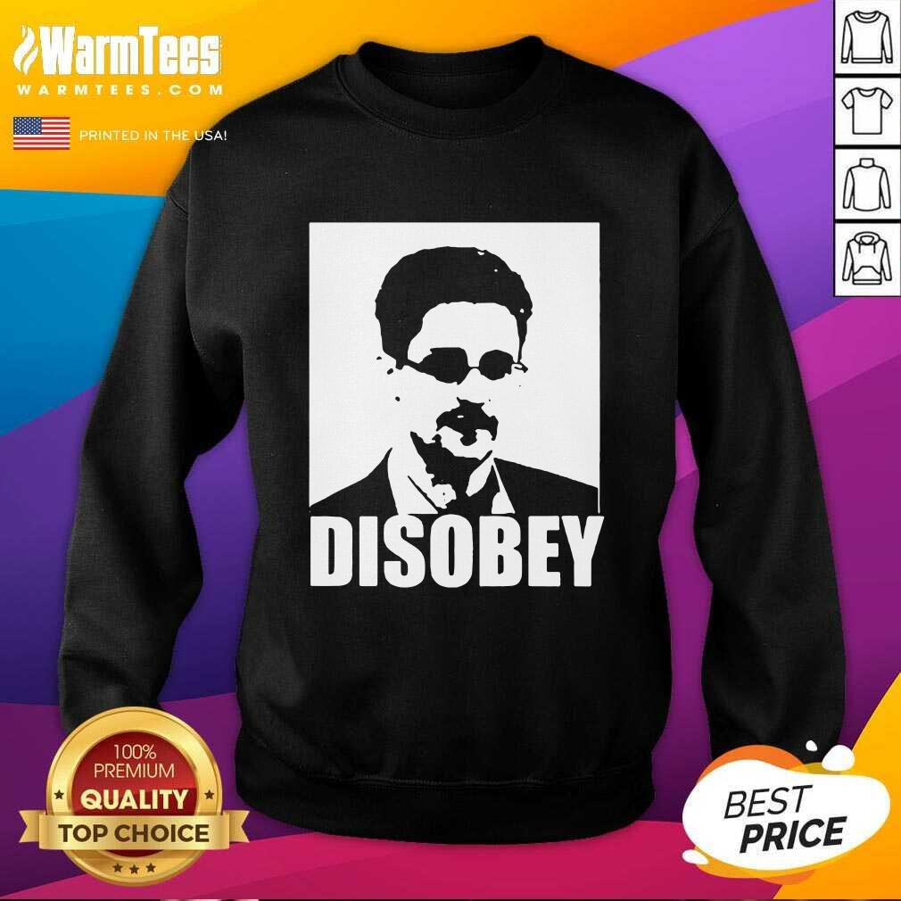 Good Edward Snowden Disobey Shirt - Image 3