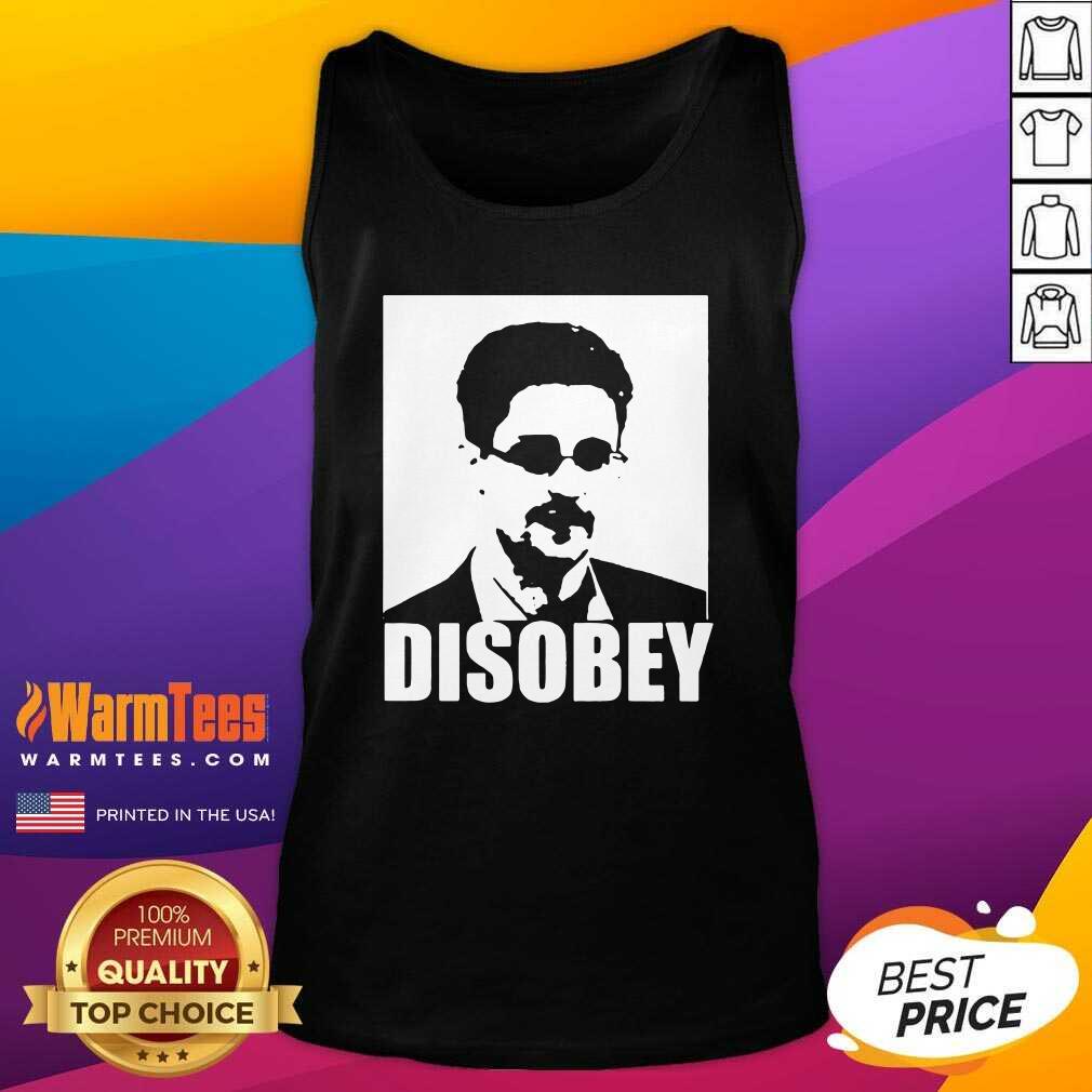 Good Edward Snowden Disobey Shirt - Image 4