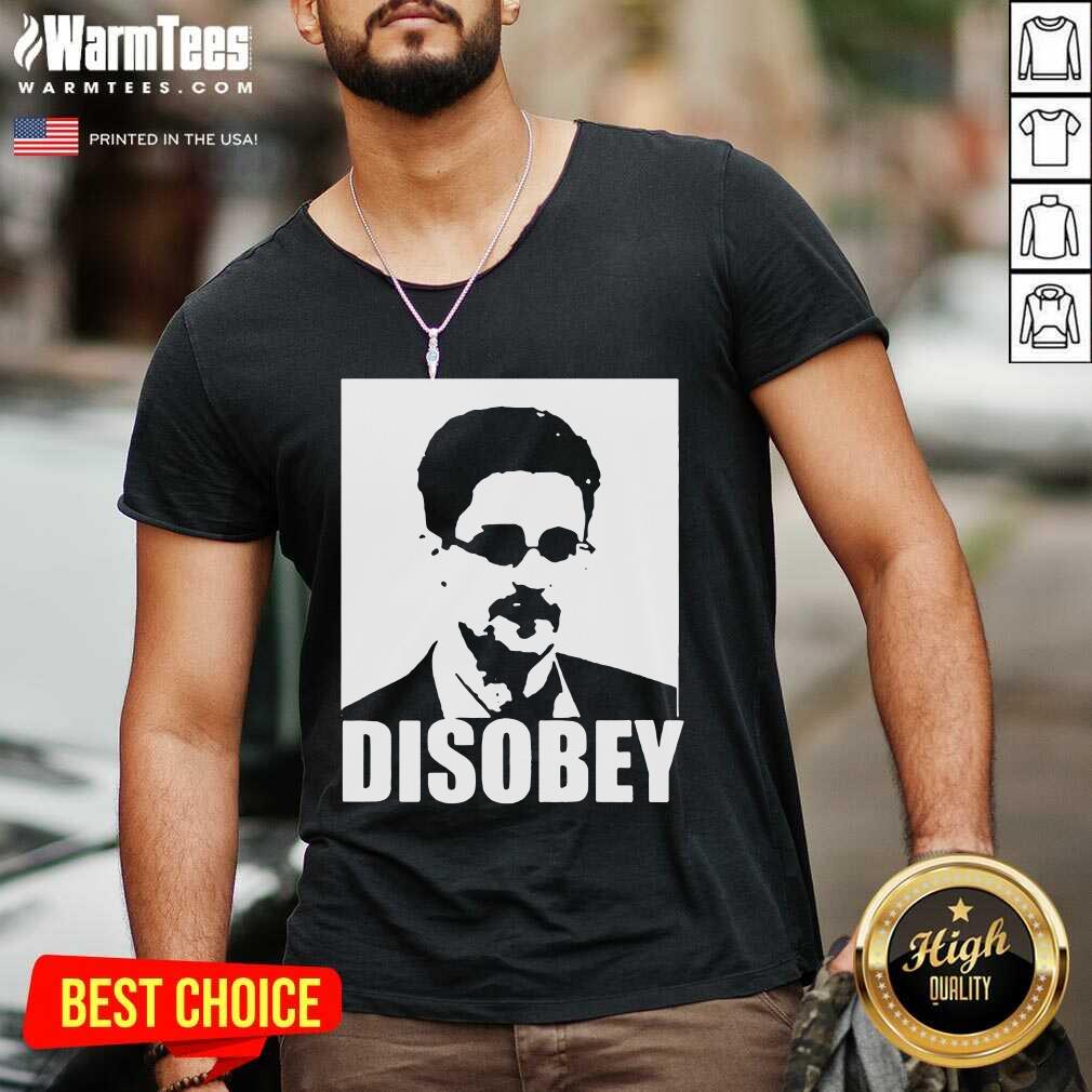 Good Edward Snowden Disobey Shirt - Image 5
