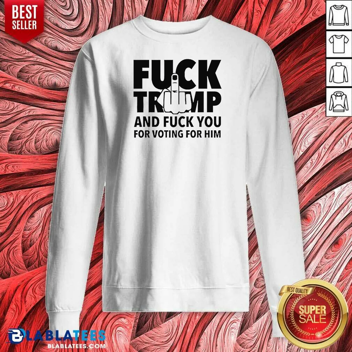 Good F President US And F You For Voting For Him Shirt - Image 4