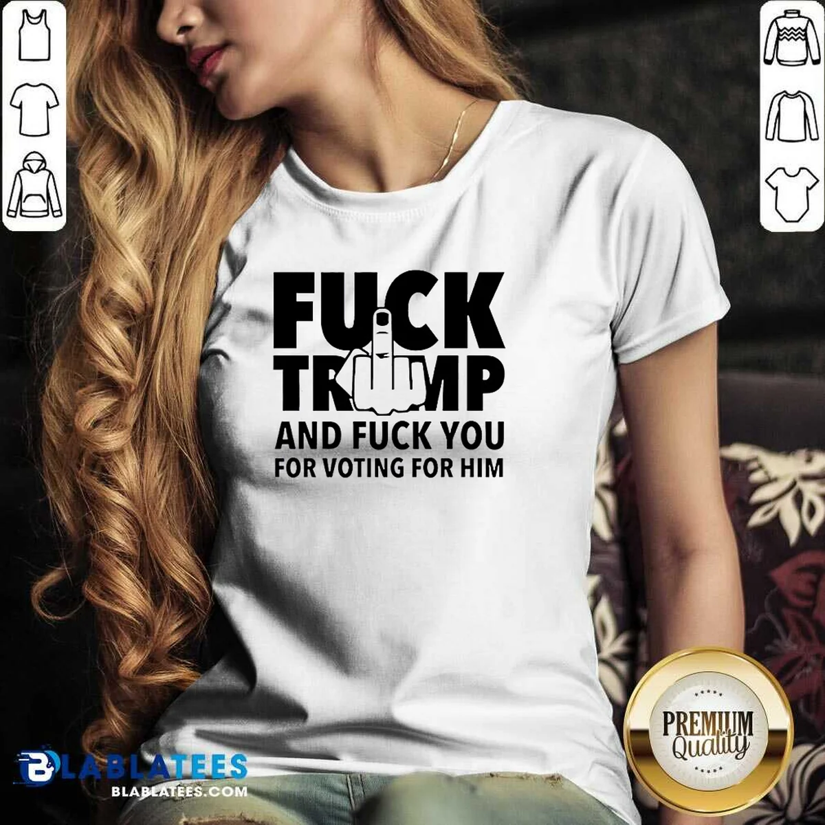Good F President US And F You For Voting For Him Shirt - Image 2