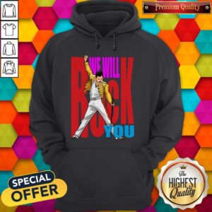 Alternative view of Good Freddie Mercury We Will Back You Shirt