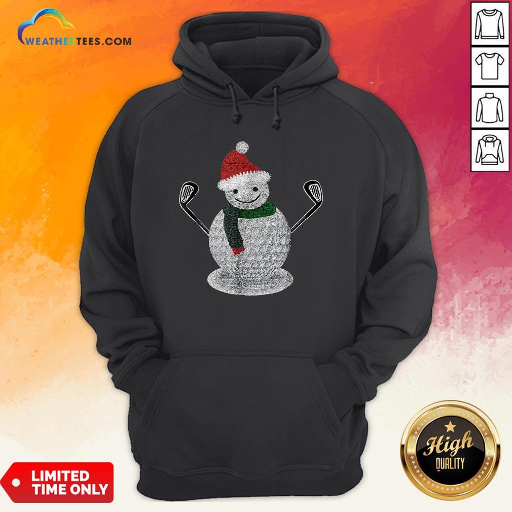 Good Golf Snowman Ball Funny Christmas Shirt - Image 5