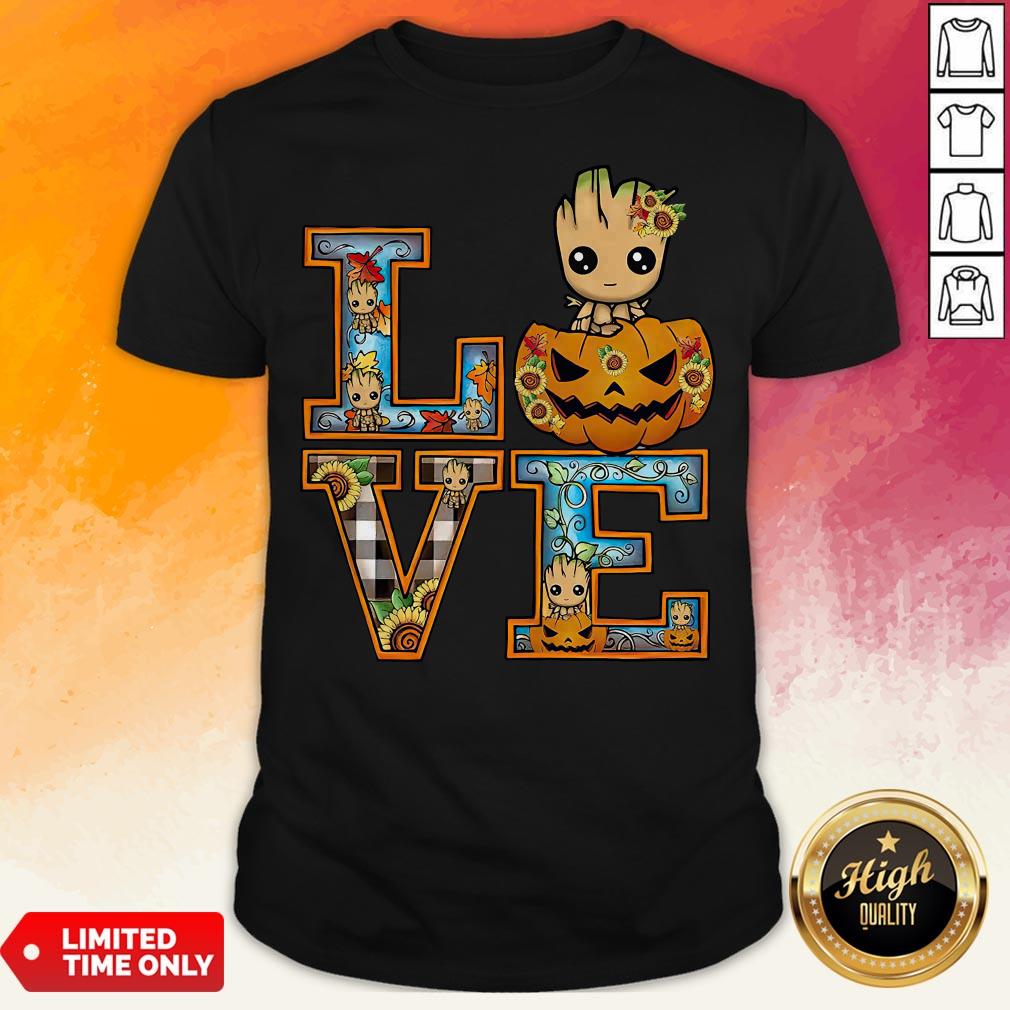 Good Groot Pumpkin Love Halloween Shirt