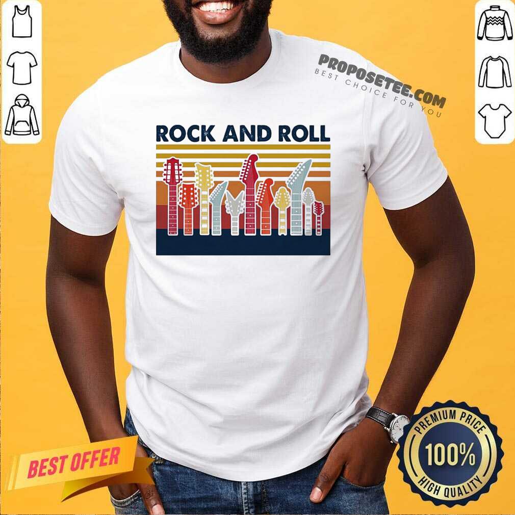 Good Guitar Retro Rock And Roll Vintage Shirt
