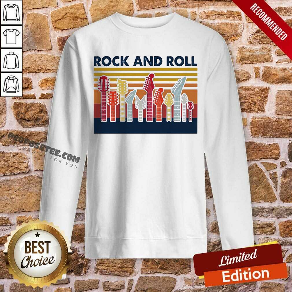Good Guitar Retro Rock And Roll Vintage Shirt - Image 5