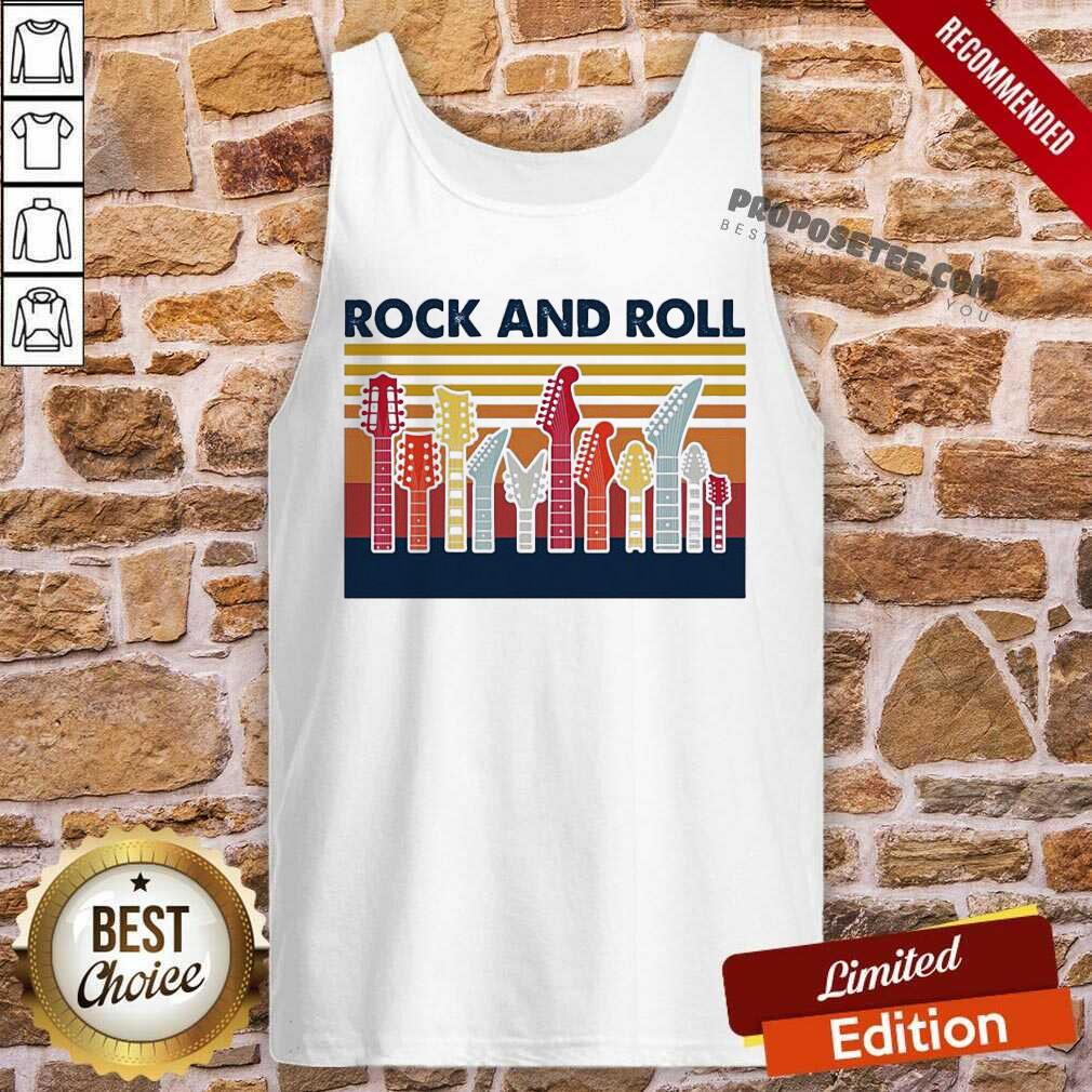 Good Guitar Retro Rock And Roll Vintage Shirt - Image 4