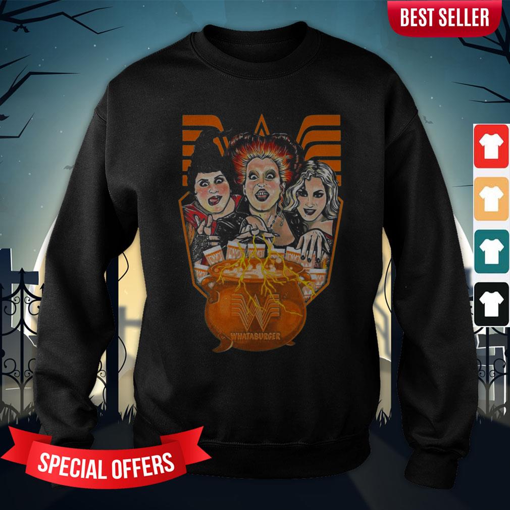 Good Halloween Hocus Pocus Whataburger Shirt - Image 4