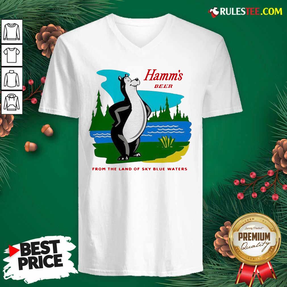 Good Hamm’s Beer From The Land Of Sky Blue Waters Shirt - Image 3