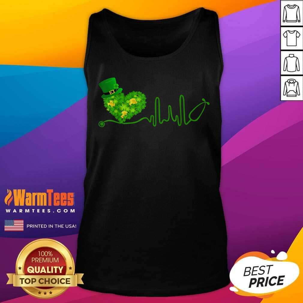 Good Heart Stethoscope St Patricks Day Shirt - Image 4